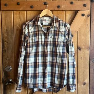 Fjallraven Women’s Plaid Button Up, sz M, regular fit